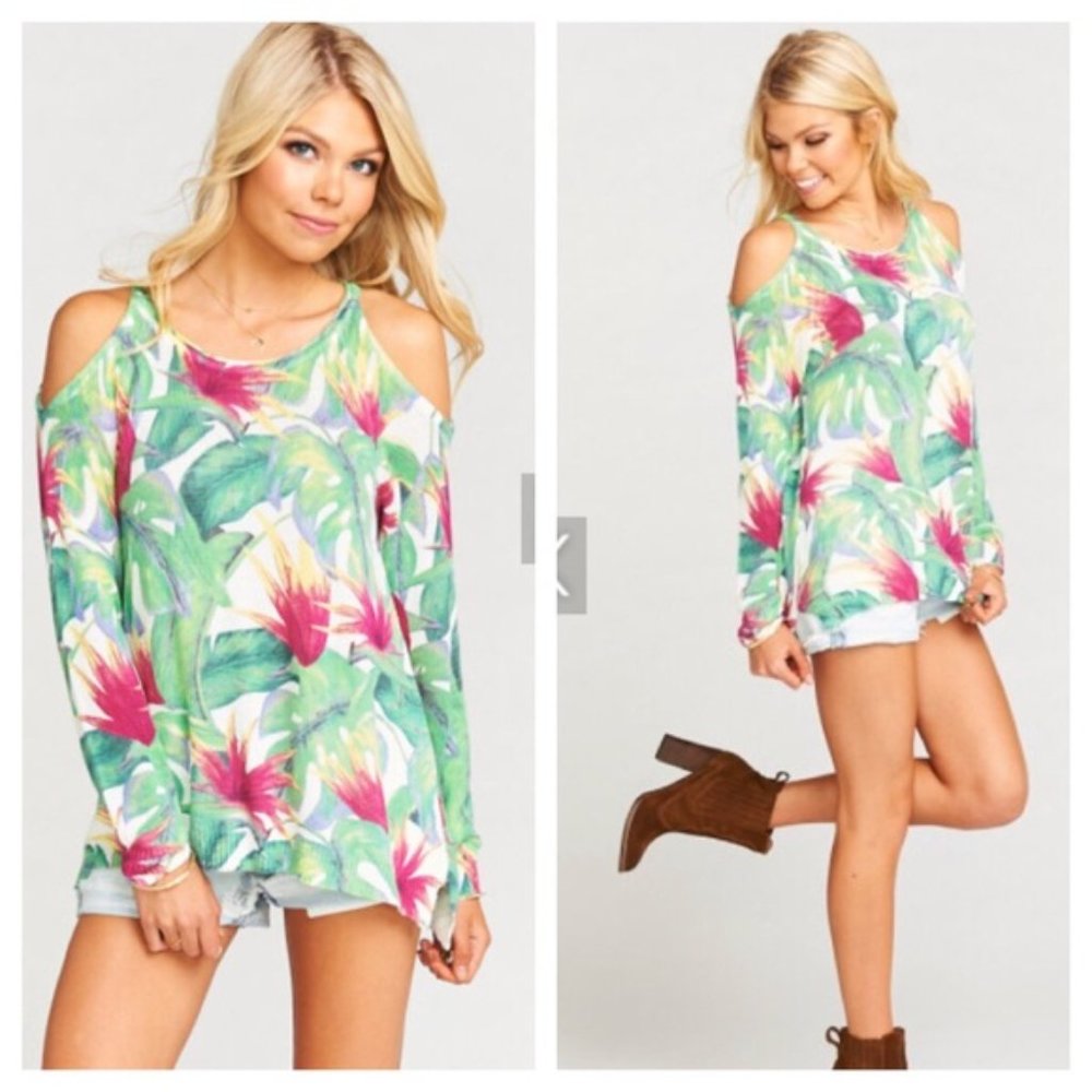 Show Me Your Mumu Shiver Shoulder Sweater